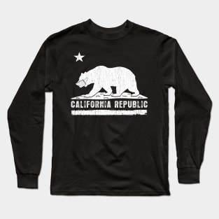 California Bear with Face Mask Long Sleeve T-Shirt